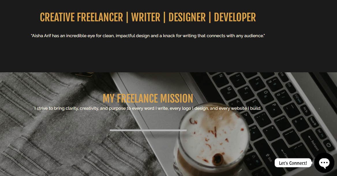 freelance content writer portfolio